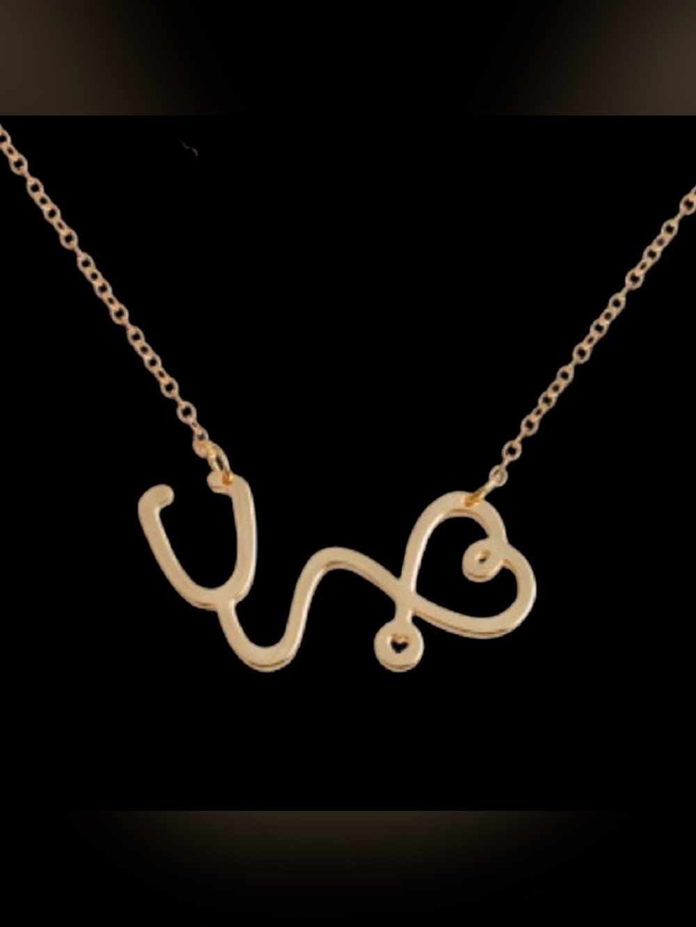 Nurse Doctor EMT stethoscope necklace